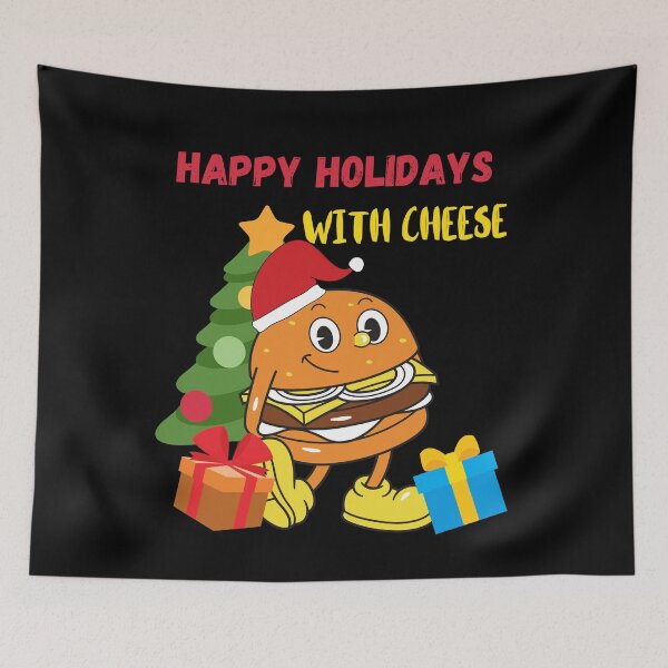 Item preview, Happy Holidays With Cheese designed and sold by Quadghouls.