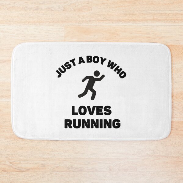 Item preview, Just a boy who loves running designed and sold by TheGreenGoat.