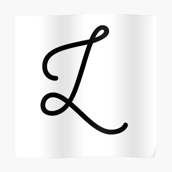 Large Big Script Cursive Letter L 11 X Custom Stencil FAST FREE 