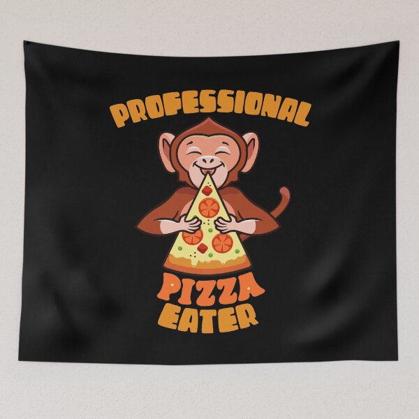 Item preview, Professional Pizza Eater Monkey designed and sold by zenpatterns.