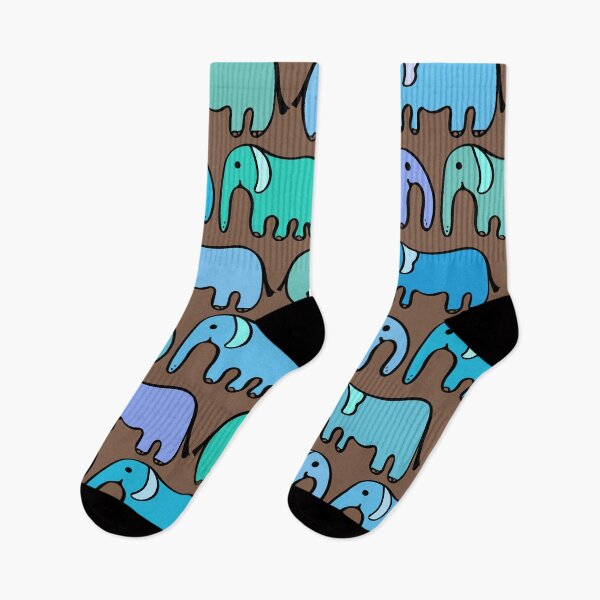 Item preview, Cute and Colorful Elephant Pattern (coffee) designed and sold by Davey's Designs.