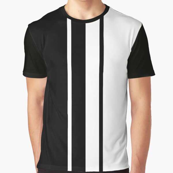 Buy > black and white half shirt > in stock