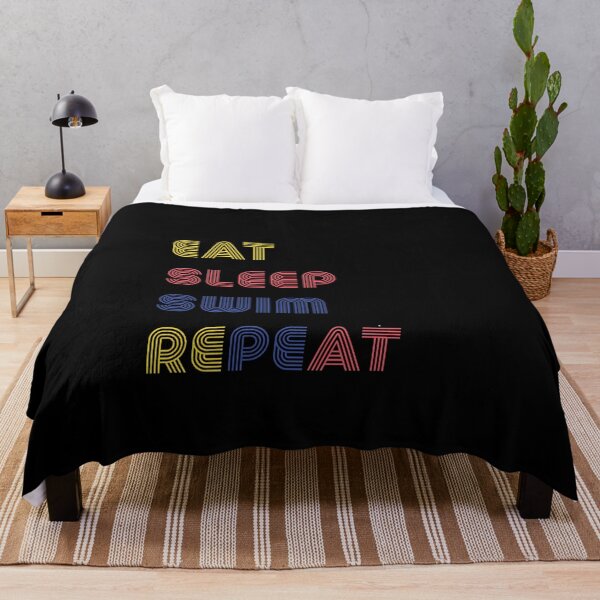 Item preview, EAT,SLEEP,SWIM REPEAT. designed and sold by Lactus.