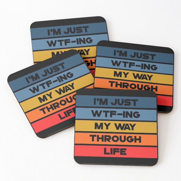 Item preview, i am Just Wtf-ing My Way Through Life designed and sold by Alaadin Bendali Braham.