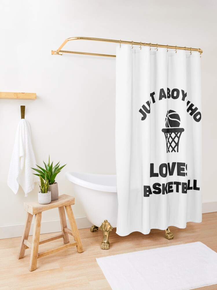 Good Sale Just a boy who loves basketball Shower Curtain CS-SO9IFHIB
