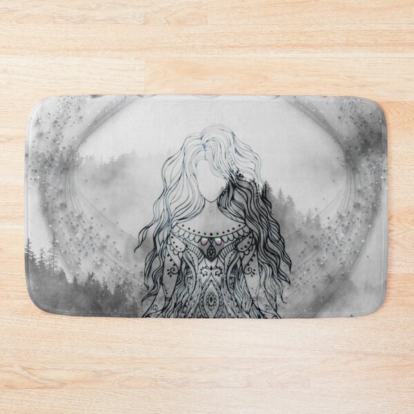 Item preview, Aesthetic cosmic wind moon cycle mysterious forest mist designed and sold by samararibas.