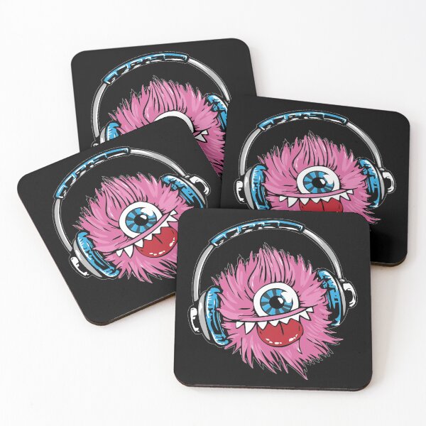 Item preview, Groovy Eye Monster music DJ Design designed and sold by FLUMPYFINGERS.
