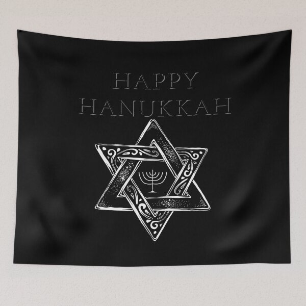 Item preview, Happy Hanukkah - Dark designed and sold by miTeless seDign.