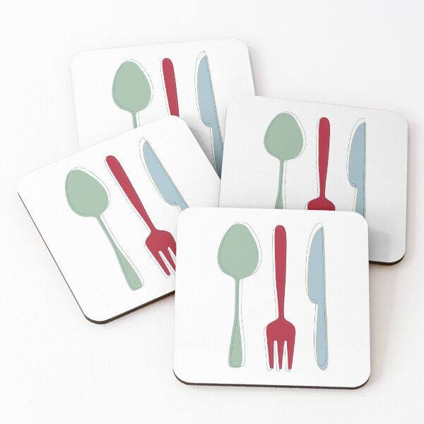 Item preview, Bold Kitchen Utensils Mid Century Retro designed and sold by Orchard Berry.