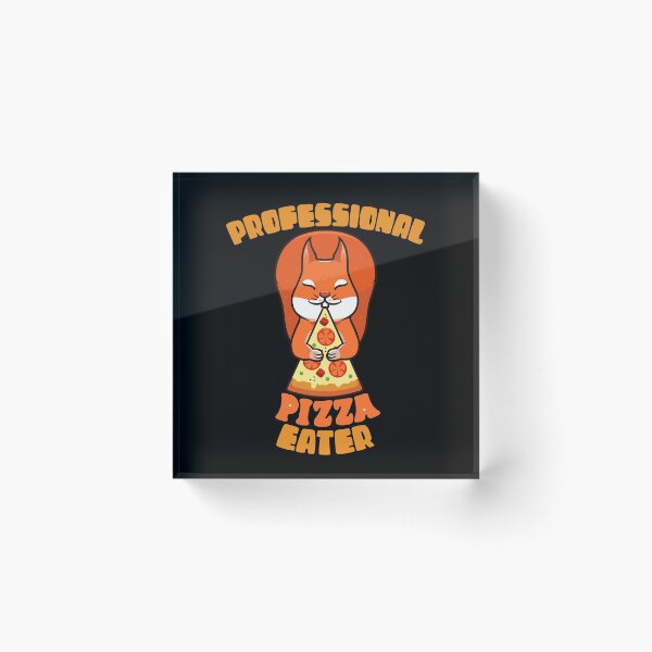 Item preview, Professional Pizza Eater Squirrel designed and sold by zenpatterns.