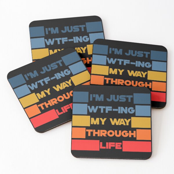 Item preview, i am Just Wtf-ing My Way Through Life designed and sold by Alaadin Bendali Braham.