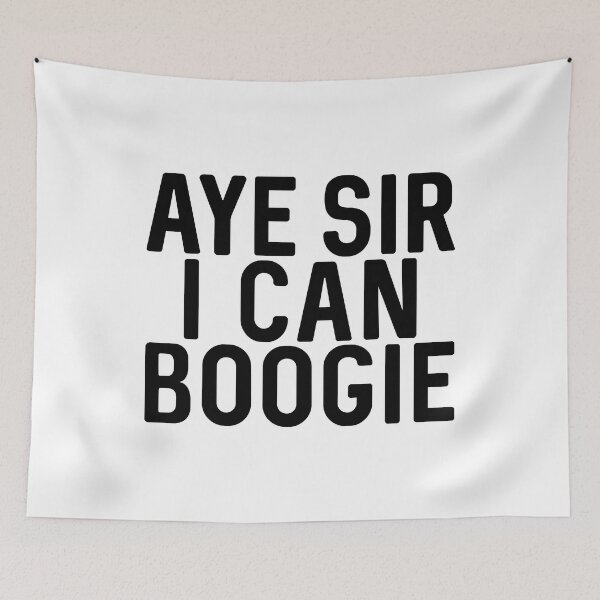 Item preview, Aye Sir I Can Boogie, Scottish Football Slogan Design designed and sold by MacPean.