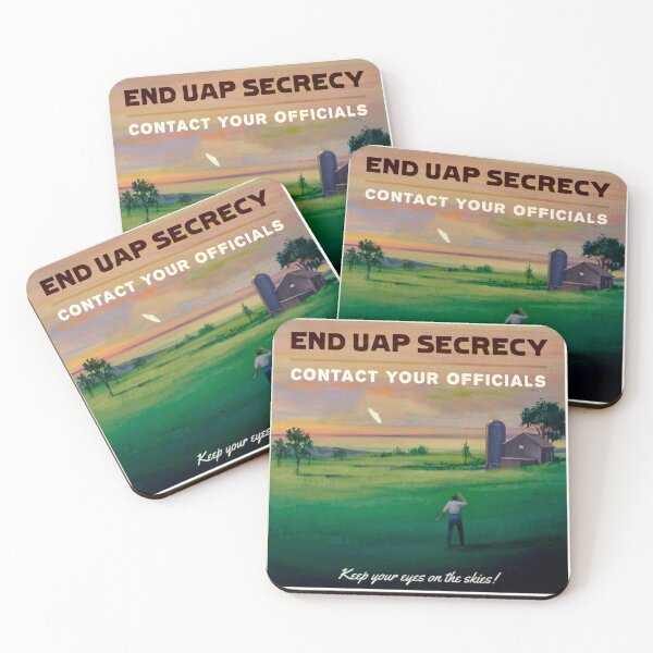 Item preview, End UAP Secrecy - Contact Your Officials - Retro 'Farm' Variant designed and sold by Dan Zetterström.