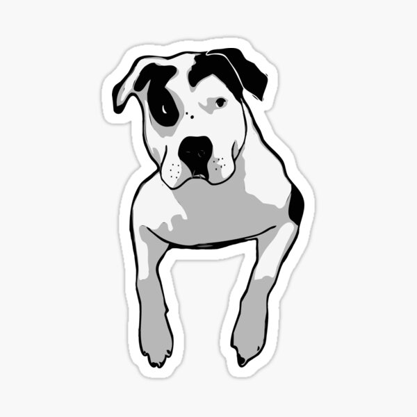 Pit Bull T-Bone Sticker