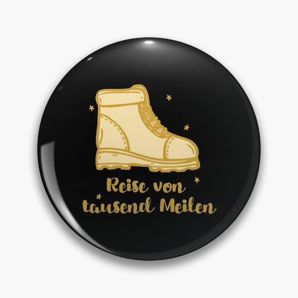 Item preview, Journey of a thousand miles | German hiking designed and sold by Ainbowz-Artwork.