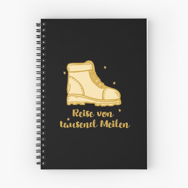 Item preview, Journey of a thousand miles | German hiking designed and sold by Ainbowz-Artwork.