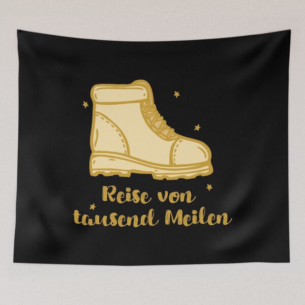 Item preview, Journey of a thousand miles | German hiking designed and sold by Ainbowz-Artwork.