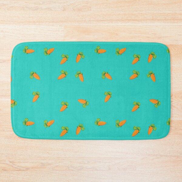 Item preview, Carrot cute pattern on blue background designed and sold by oxoxoxo.