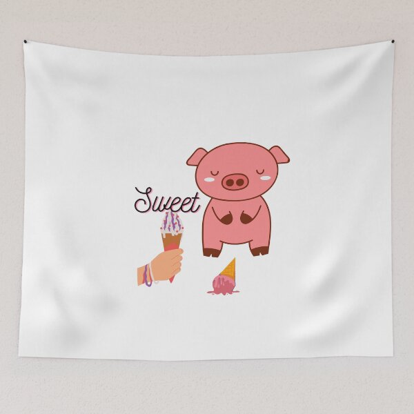 Item preview, Pig - Sharing Caring designed and sold by ActRightToday.