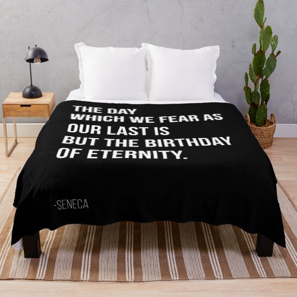 Item preview, Seneca Stoic Philosophy - Fear is the Birthday of Eternity designed and sold by T UNIQUE.