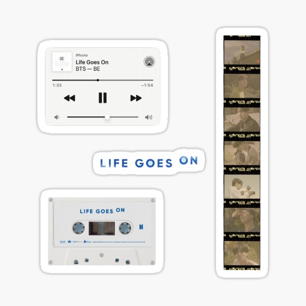 Life Goes On Stickers Redbubble
