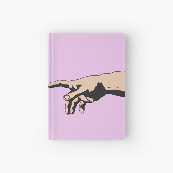 Michelangelo hands Hardcover Journal