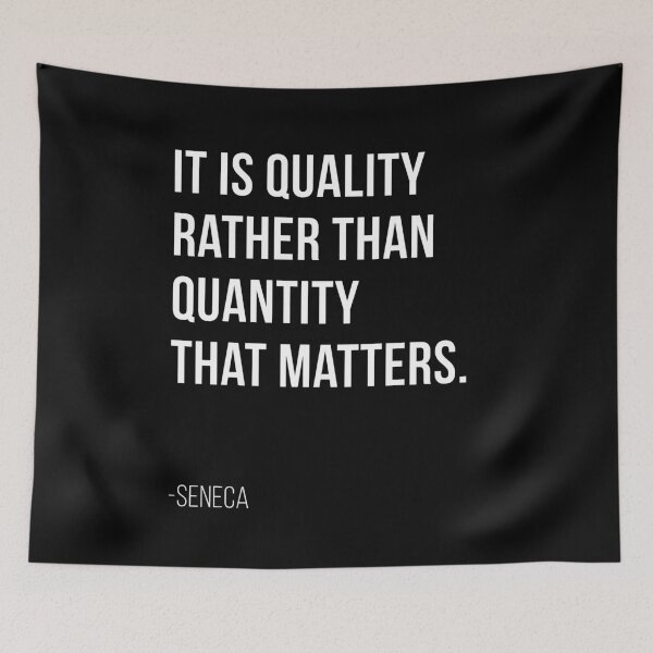 Item preview, Seneca Stoic Philosophy - Quality over Quantity designed and sold by T UNIQUE.