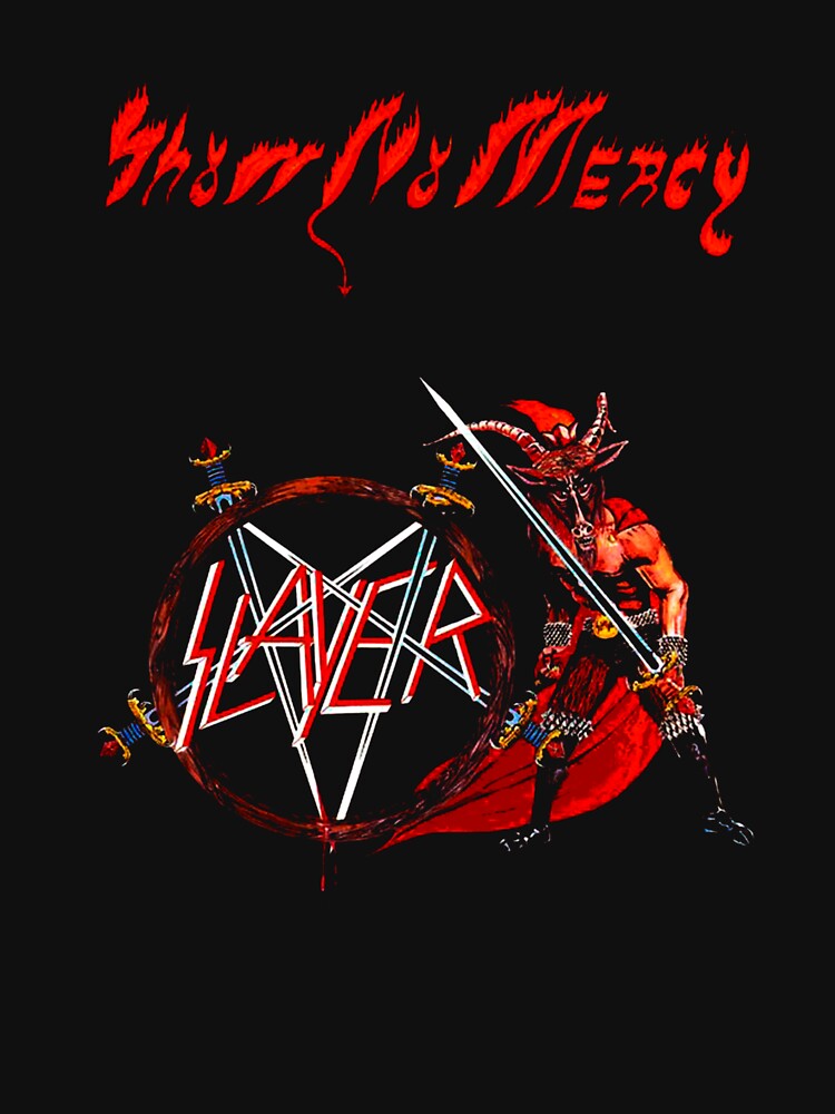 slayer show no mercy moletom com capuz