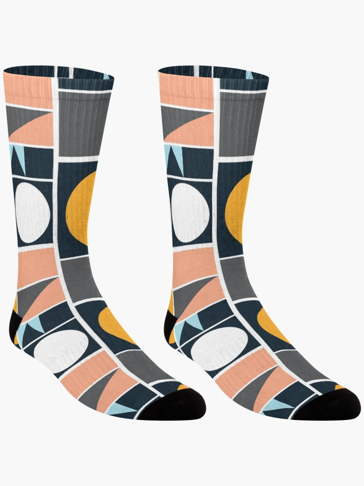 Thumbnail 3 of 5, Socks, Abstract#39 designed and sold by process22.
