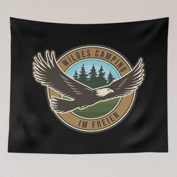 Item preview, Wild Outdoor Camping | German hiking designed and sold by Ainbowz-Artwork.