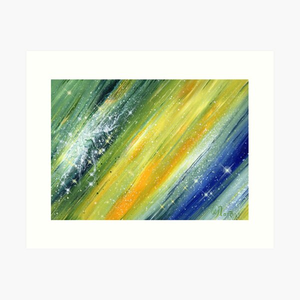 'Downside up' - acrylic on canvas print Art Print