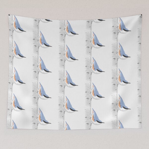 Item preview, Eurasian nuthatch designed and sold by ZolinStudio.