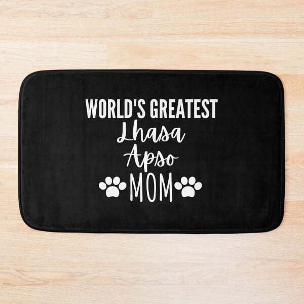 Item preview, World's Greatest Lhasa Apso Mom Funny Dog Lover Gift designed and sold by saadtraibiz.