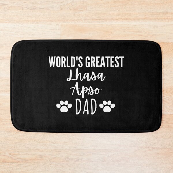 Item preview, World's Greatest Lhasa Apso Dad Funny Dog Lover Gift designed and sold by saadtraibiz.