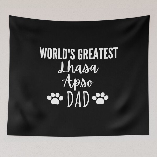 Item preview, World's Greatest Lhasa Apso Dad Funny Dog Lover Gift designed and sold by saadtraibiz.