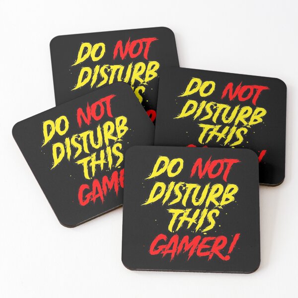 Item preview, Do Not Disturb This Gamer (Funny Gaming Quote) designed and sold by SassyClassyMe.