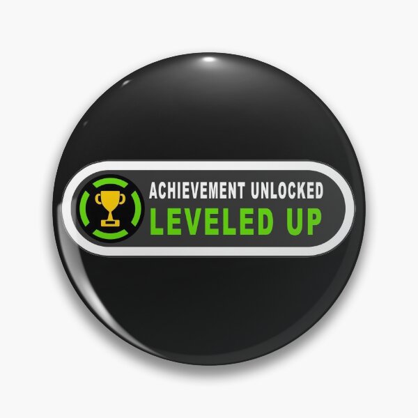 Item preview, Achievement Unlocked - Leveled Up designed and sold by GamerGetup.
