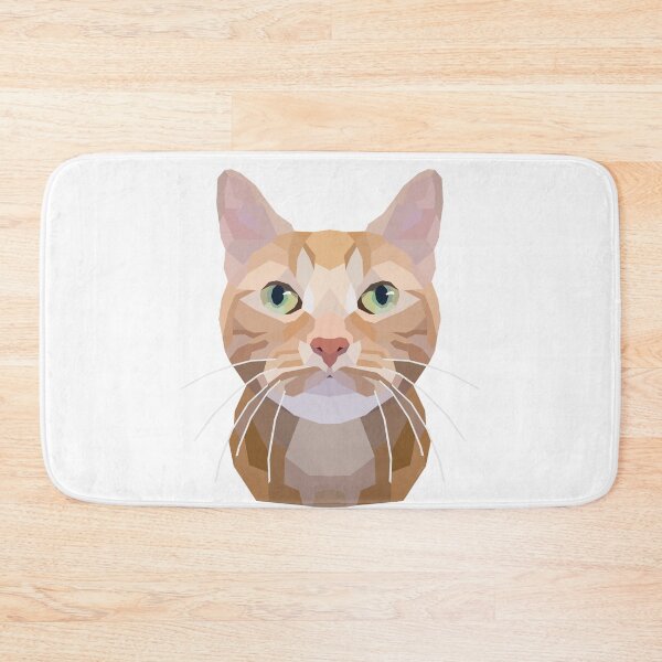 Item preview, Geometric Ginger Cat designed and sold by MSwiftDesigns.
