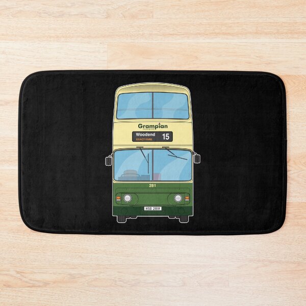 Item preview, Grampian Transport (GRT) Atlantean Bus 281 HSO281V Aberdeen 80s 90s  Illustration designed and sold by BFXIII.