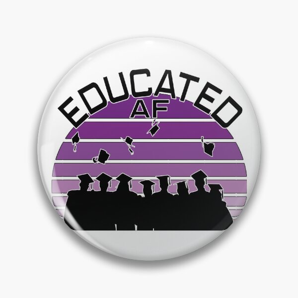 Item preview, educated af graduation designed and sold by design880.