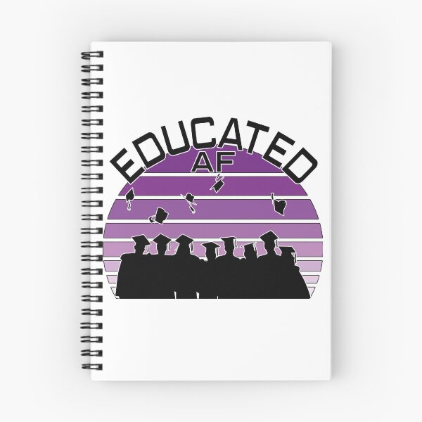 Item preview, educated af graduation designed and sold by design880.