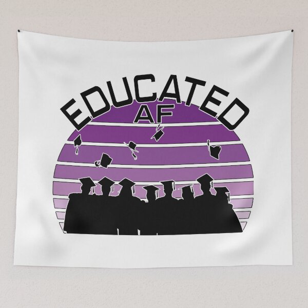 Item preview, educated af graduation designed and sold by design880.