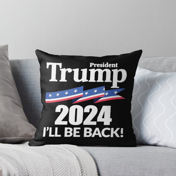 Item preview, President Trump 2024 I Will Be Back designed and sold by ThomasTrump.