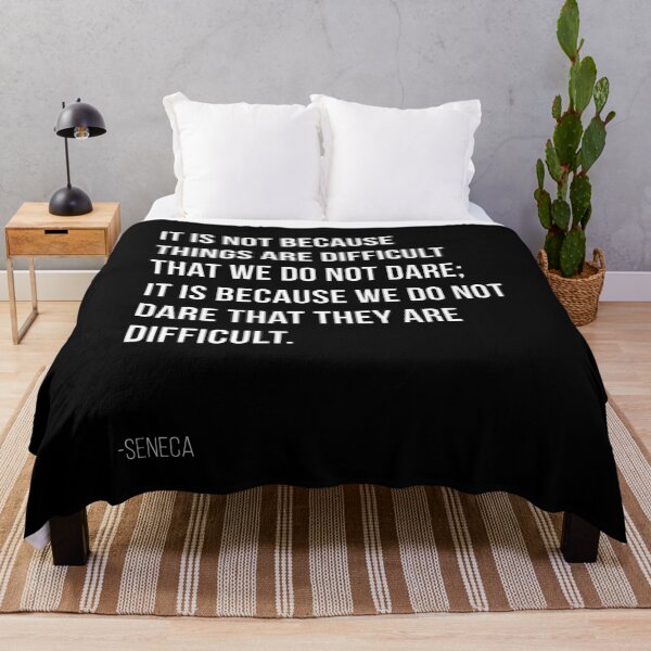 Item preview,  Seneca Stoic Philosophy - Do difficult things designed and sold by T UNIQUE.