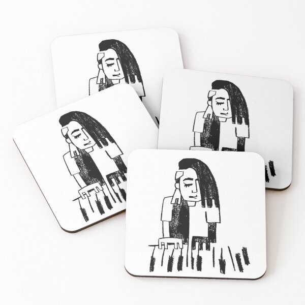 Item preview, Playing Piano Girl designed and sold by badlydrawnbabe.