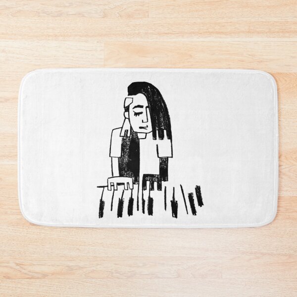 Item preview, Playing Piano Girl designed and sold by badlydrawnbabe.