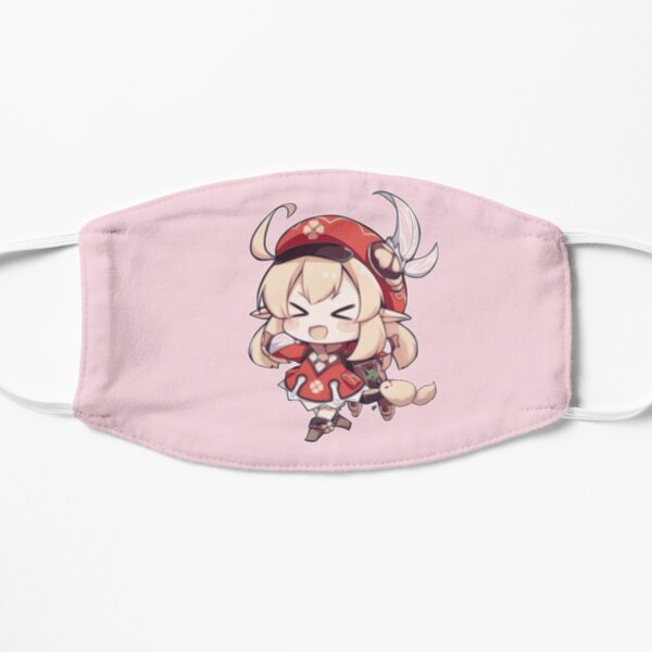 Klee Chibi - Genshin Impact Flache Maske