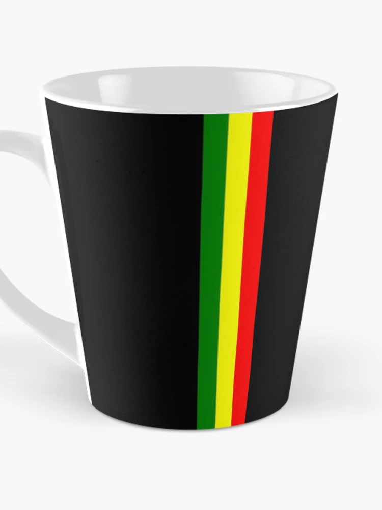 Thumbnail 3 of 4, Coffee Mug, Rasta Stripe Rasta Color Pattern designed and sold by RastaColors.