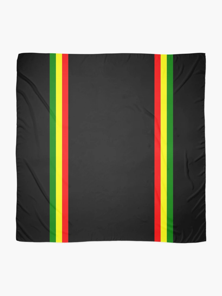 Thumbnail 2 of 3, Scarf, Rasta Stripe Rasta Color Pattern designed and sold by RastaColors.