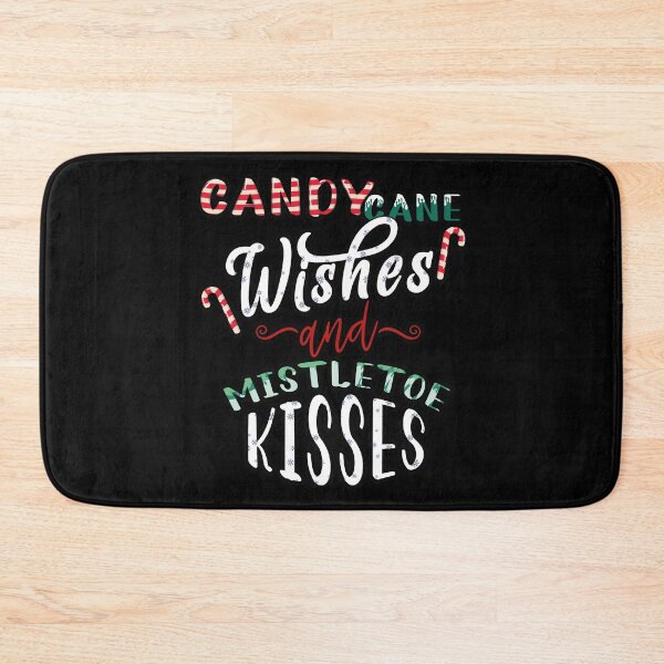 Item preview, Candy Cane Wishes And Mistletoe Kisses Christmas Funny designed and sold by tinypurpleland.